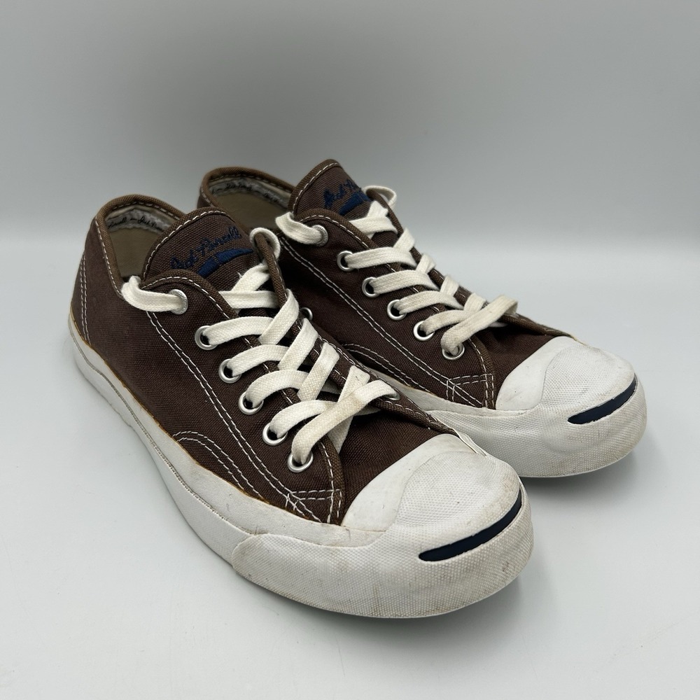 Vintage Converse Jack Purcell Brown Men's‎ 5.5 Women's Size 7